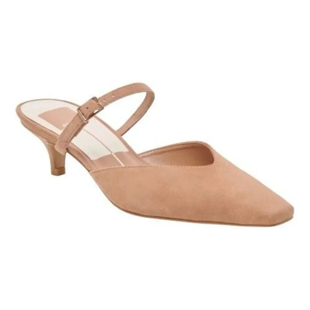 Dolce Vita Morgen Women’s Toffee Suede Mary Jane Mule Sandal Size 7 - Picture 2 of 6